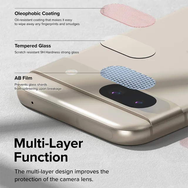 【Ringke】Google Pixel 9 Pro XL/9 Pro/9 Camera Protector Glass 鋼化玻璃鏡頭保護貼(Rearth鏡頭貼 3入)