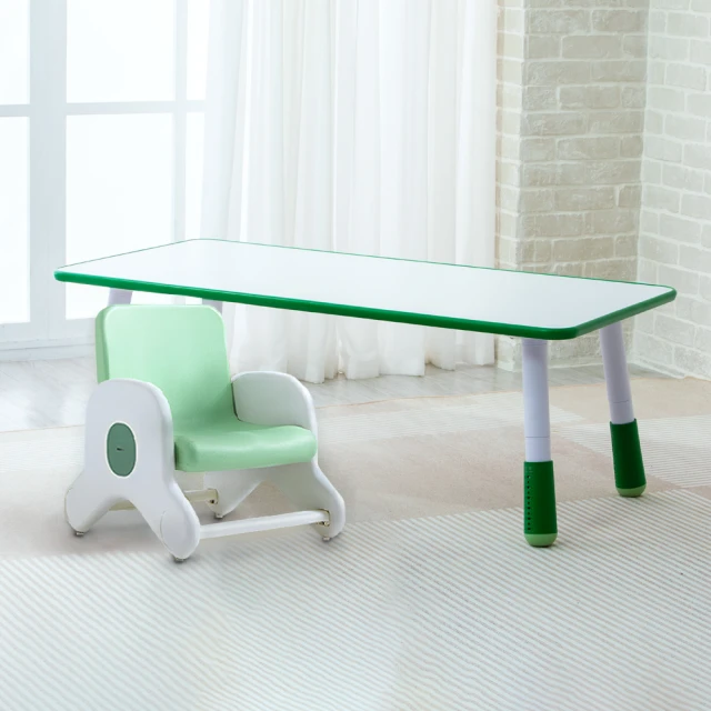 kidus 100公分兒童多功能桌椅組 一桌二椅(HS100