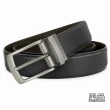 【CH-BELT 銓丞皮帶】男加長皮帶 加大腰XXL 針扣夾座 男休閒皮帶(黑/咖XXL)