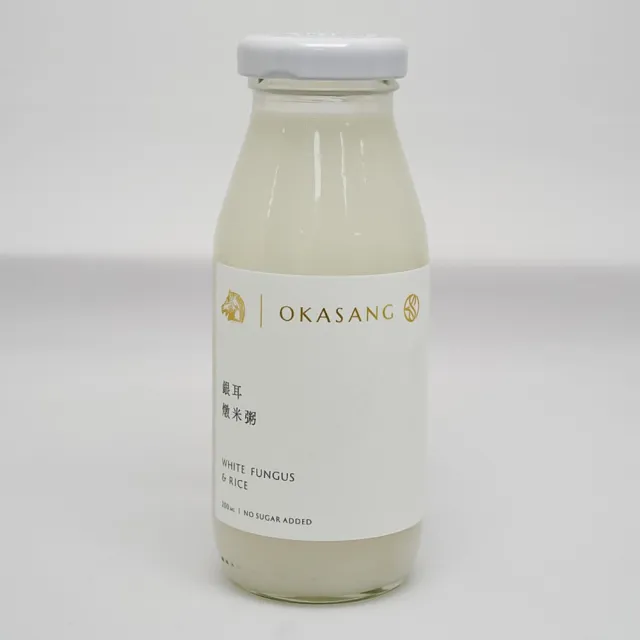 【O卡桑】精裝版銀耳燉米粥|無加糖|日常滋補|195mlx24罐(家庭號量販組)