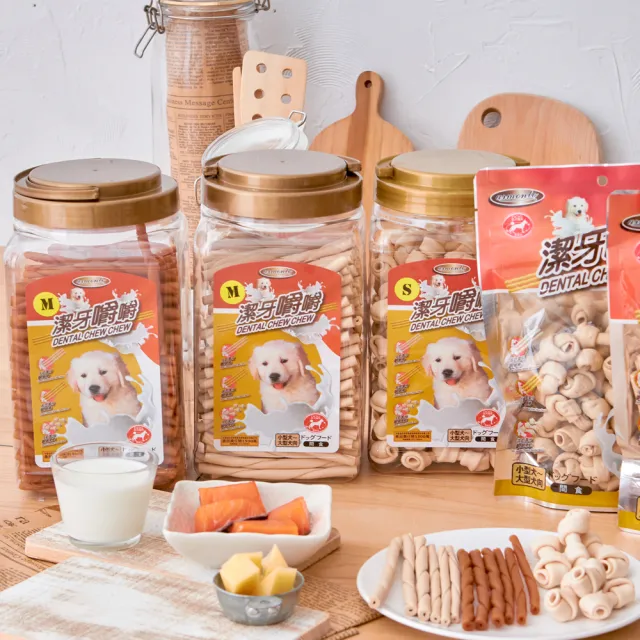 【A star】起司潔牙嚼嚼棒桶裝1550G(寵物零食、狗零食、嚼嚼棒、嚼嚼骨、Astar)