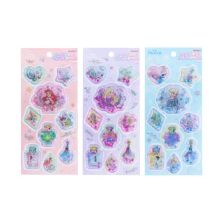 【sun-star】香氛QQ造型貼紙(3款可選/貼紙/卡通貼紙/造型貼紙/迪士尼公主)