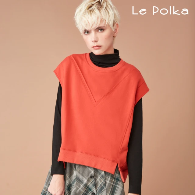 Le Polka 知性羊毛針織上衣-女折扣推薦