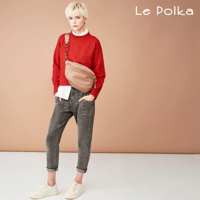 Le Polka 知性羊毛針織上衣-女折扣推薦