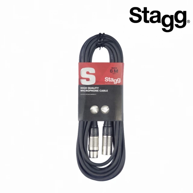 STAGG 史提格 SMC6 C對C 6M麥克風線(原廠公司貨 商品保固有保障)