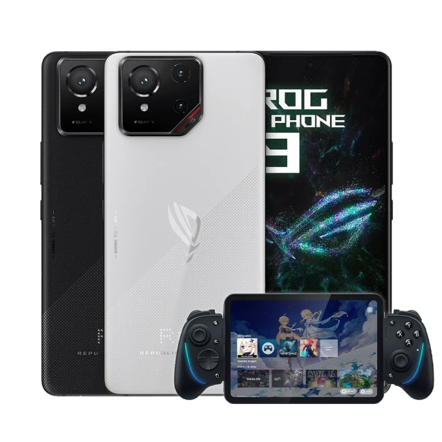 ASUS 華碩 ROG Phone 9 5G 6.78吋(16G/512G/高通驍龍8Elite/5000萬鏡頭畫素/AI手機)(遊戲手持裝置組)