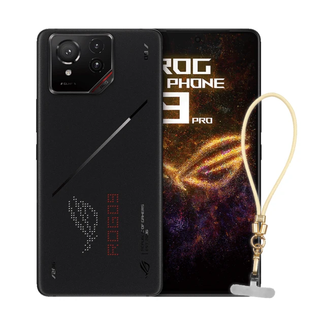 ASUS 華碩 ROG Phone 9 Pro 5G 6.78吋(16G/512G/高通驍龍8Elite/5000萬鏡頭畫素/AI手機)(手腕掛繩組)