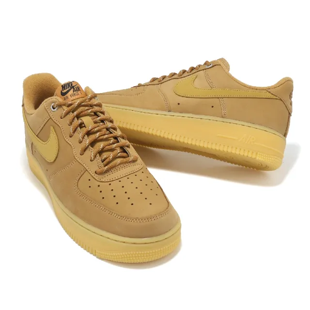 【NIKE 耐吉】休閒鞋 Air Force 1 07 運動 男鞋 女鞋 經典款 AF1 小麥色 膠底 質感 穿搭 棕(CJ9179-200)