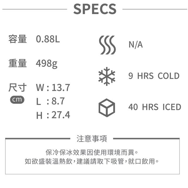 【Stanley】冒險系列 吸管隨手杯2.0 0.88L(10-11825 柔和粉)