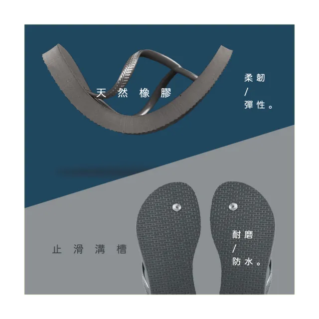 【QWQ】台灣五嶽款 男款 夾腳拖 夾腳拖 男 人字拖 天然橡膠拖鞋 止滑防水(男夾腳拖)