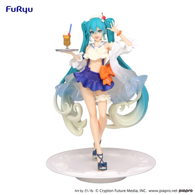 FuRyu 初音未來 Exceed Creative 熱帶果汁初音公仔