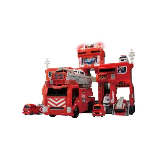 【TOMICA】交通世界 緊急出動! 巨無霸消防基地(小汽車 場景)