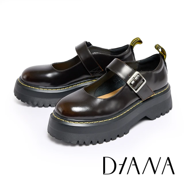 DIANA 柔軟羊皮方頭芭蕾舞平底鞋(藍色)好評推薦