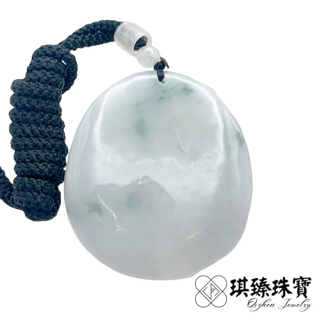 【琪臻珠寶】天然A貨翡翠糯種飄花彌勒佛公吊墜(翡翠玉墜_彌勒佛佛公_彌勒菩薩_618狂歡節_限時搶購)
