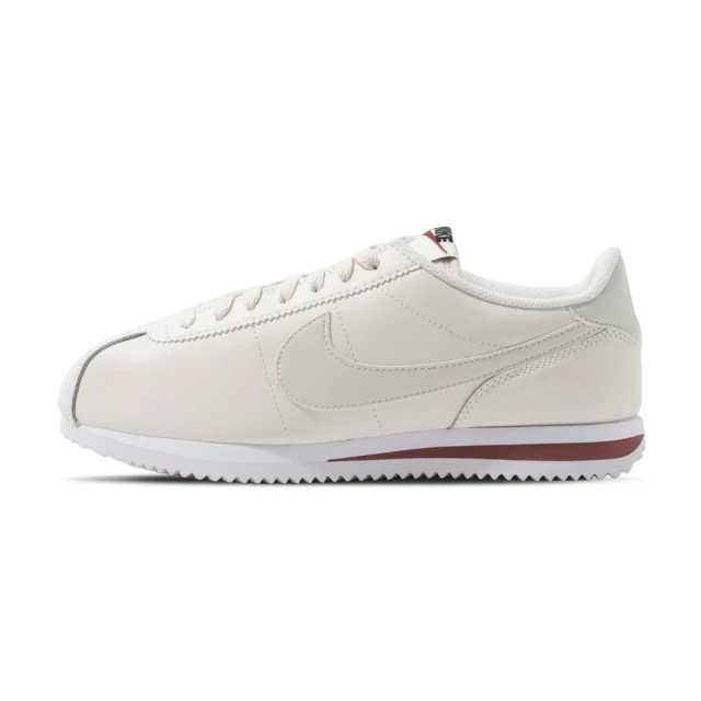 NIKE 耐吉 Cortez 女鞋 白灰色 運動 休閒 經典 復古 皮革 小白鞋 阿甘鞋 休閒鞋 DN1791-003