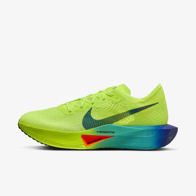 NIKE 耐吉 ZoomX Vaporfly Next% 3 男 慢跑鞋 馬拉松 路跑 競速 螢光綠(DV4129-700)