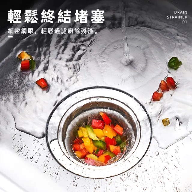 【上手家居】水槽過濾網 120入組(水槽濾網/排水孔濾網/廚房濾網/排水口濾網/廚餘濾網/濾水網袋)