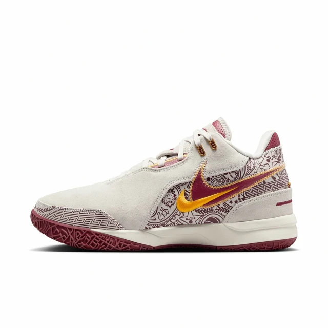 NIKE 耐吉 ZM LEBRON NXXT GEN AMPD TYP EP 男鞋 籃球鞋 運動鞋 米白紅(FZ7888001)