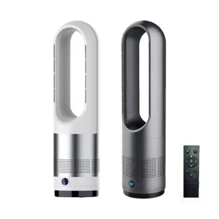 【ZAIKU】18吋智慧遙控無葉DC扇三合一 冷暖風扇+負離子空氣淨化冷暖循環扇/暖風扇/電暖器/冷暖扇(UML-18AA)