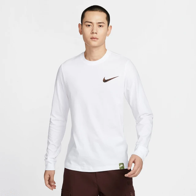 NIKE 耐吉 長袖上衣 男 女 中性 運動 AS U NSW TEE LS OC MBR UNISEX 白 FZ7957-100