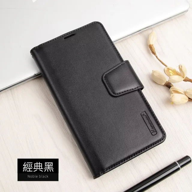 【Hanman 韓曼】OPPO A38 柔軟羊皮觸感皮套 多卡層 防滑內襯可多角度調節支架手機殼/保護套