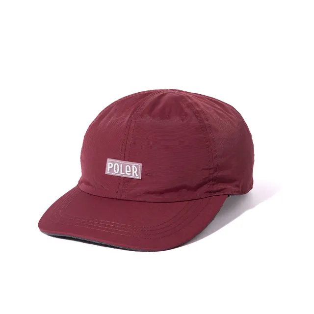 【POLER STUFF】日本限定 REVERSIBLE FLEECE CAP 刷毛尼龍雙面雙色毛帽(栗子紅/灰)
