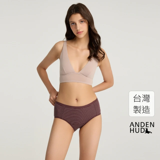 Anden Hud XXL 冬雪奇緣．蕾絲高腰生理褲(天空藍