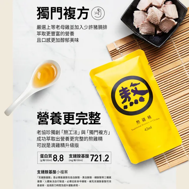 【老協珍】熬雞精禮盒 常溫/14入x5盒(42ml/入 徐若瑄代言 禮盒)