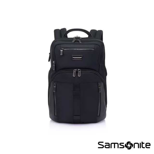 Samsonite 新秀麗 URBAN-EYE 質感商務時尚筆電後背包14.1吋(黑)