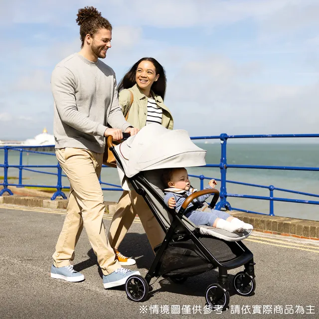 【Joie官方旗艦】Parcel？輕便三折手推車+iSnug 2 提籃汽座/汽車安全座椅/嬰兒手提籃汽座
