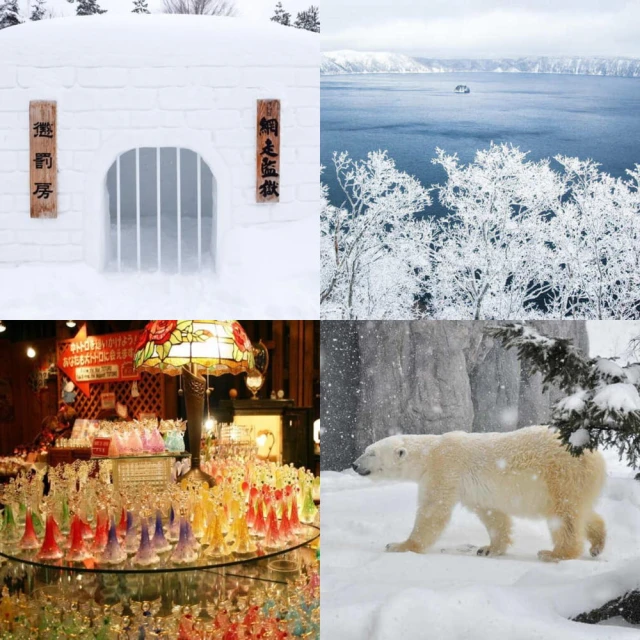 吉航旅遊 精緻假期北海道破冰船然別湖愛努冰村網北國玩雪三合一三大蟹吃到飽五日-泰越捷航空