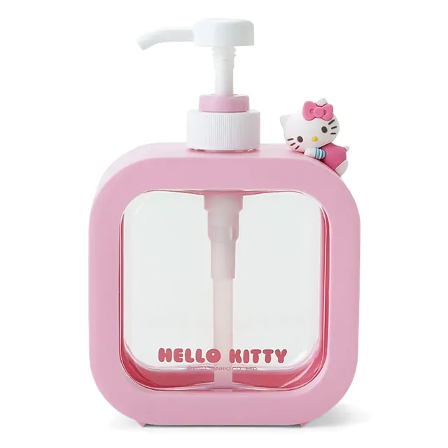 【SANRIO 三麗鷗】沐浴時光系列 按壓式空瓶 M 500ml