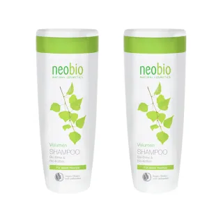 【麗柏有機 neobio】咖啡因豐盈洗髮精250ml 二入組(活絡毛髮 加強鞏固髮根)