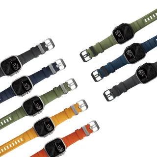 【NOMAD】Apple Watch 49/46/45/44mm 專用硬悍FKM橡膠錶帶(抗菌、低過敏性)