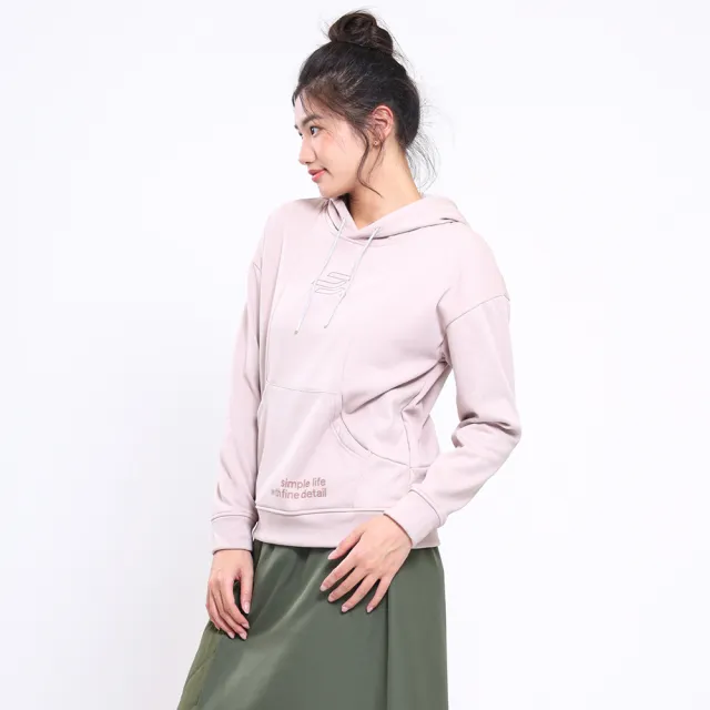【BATIS 巴帝斯】女口袋休閒帽T - 兩色 - 24AW