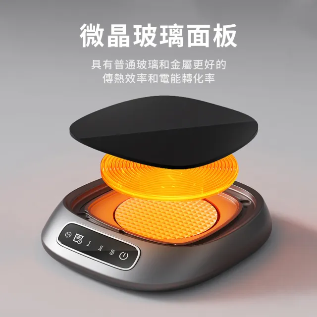 【SUNORO】智能恆溫加熱杯墊 加熱暖杯墊 自動保溫杯墊  家用桌面暖杯墊(1小時喝水蜂鳴音提醒/三檔調溫)