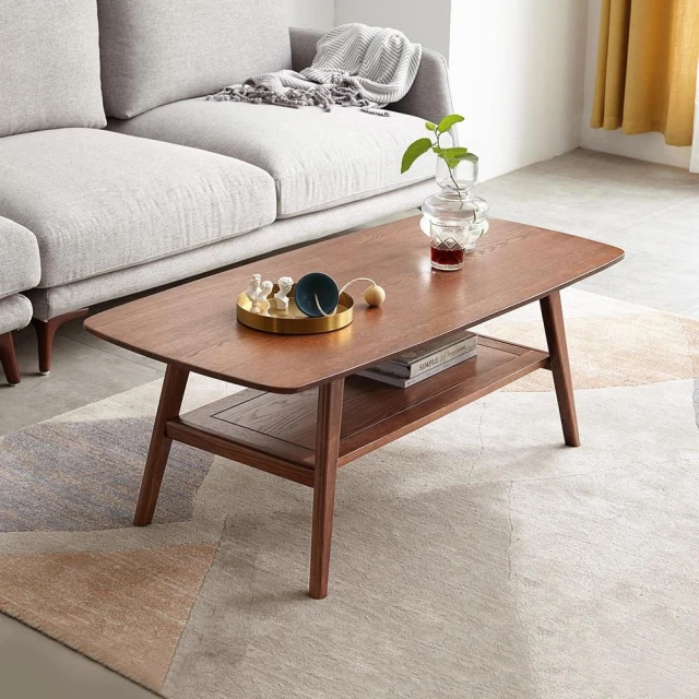 文創集 牛津3.7尺雙色大茶几(二色可選)品牌優惠