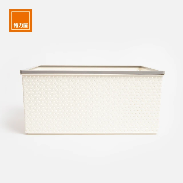 特力屋 伸縮萬用收納籃 米白 30.5x24.5x12cm 特力屋 伸縮萬用收納籃 米白 30.5x24.5x12cm