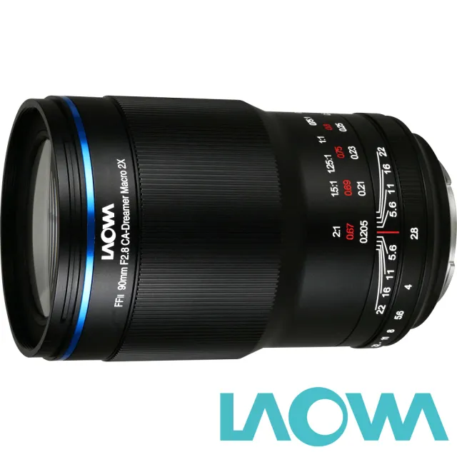 【LAOWA】老蛙 90mm F2.8 CA-Dreamer Macro 2X(公司貨 超微距鏡頭 望遠大光圈定焦鏡頭 手動對焦)