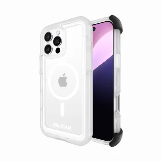 【PELICAN】iPhone 16 Pro Max Voyager 航海家 MagSafe 防摔手機殼 - 透明