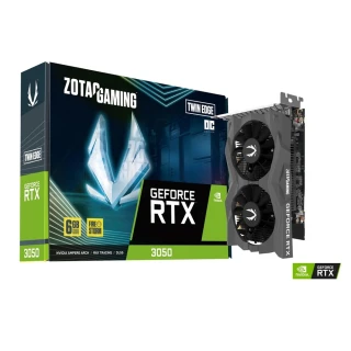 【ZOTAC 索泰】GAMING GeForce RTX 3050 6GB GDDR6 Twin Edge OC 顯示卡