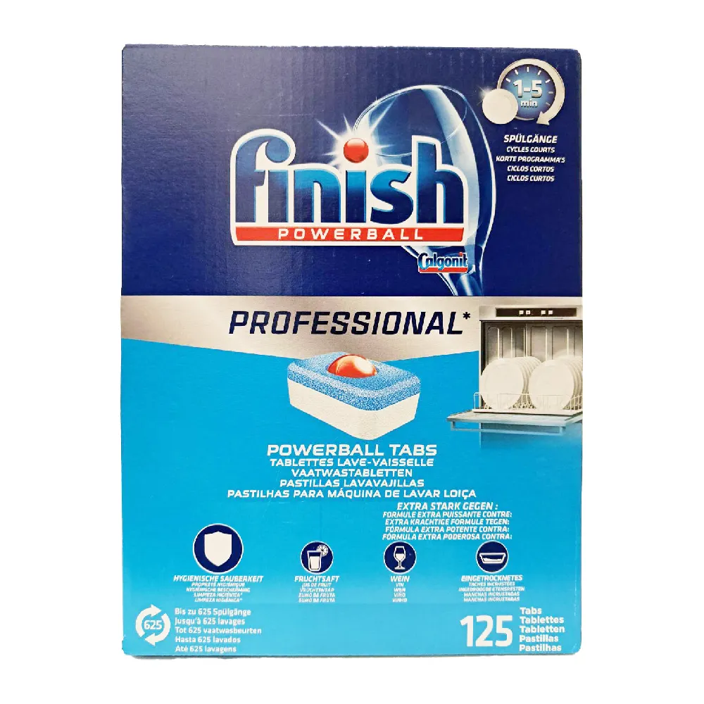 【FINISH】經典三合一洗碗錠-原味-125顆(平輸品)