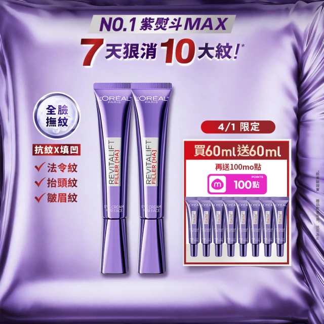 LOREAL Paris 巴黎萊雅 玻尿酸眼霜級撫紋精華霜-