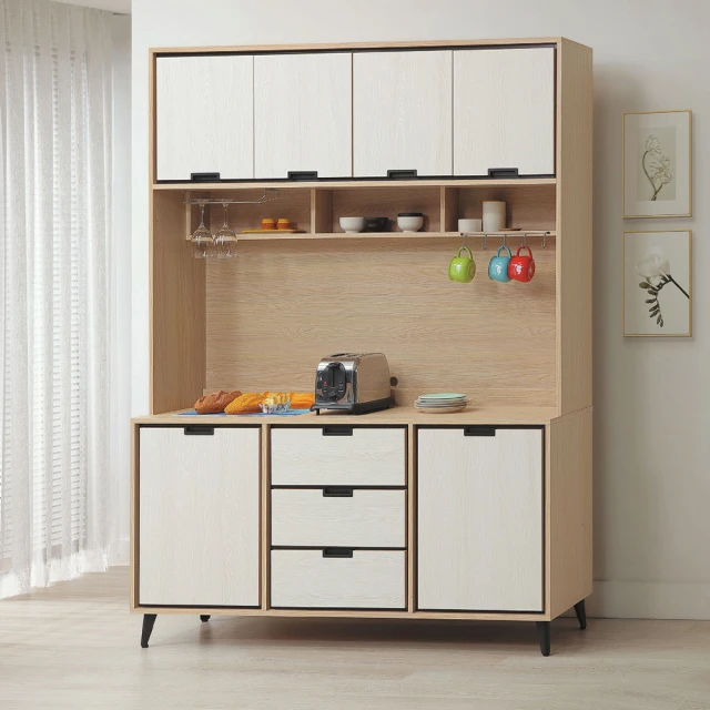 MUNA 家居 琴森5尺餐櫃/碗盤櫃(餐櫃 碗盤櫃 櫥櫃 置