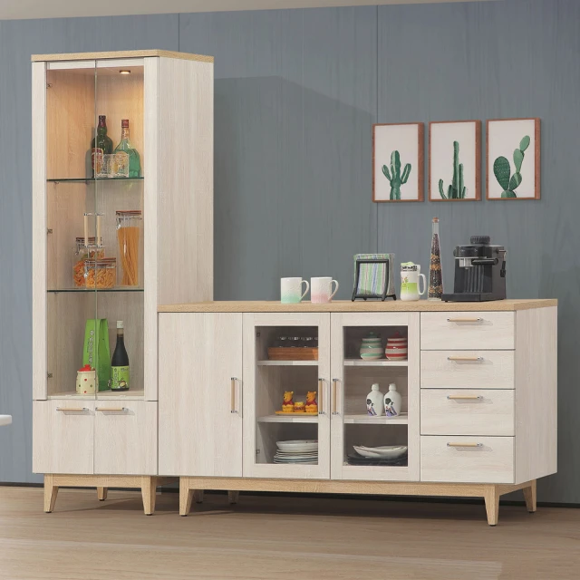 MUNA 家居 琴森5尺餐櫃/碗盤櫃(餐櫃 碗盤櫃 櫥櫃 置