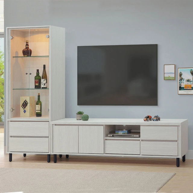 MUNA 家居 灰橡色5尺石面電視櫃/B132(電視櫃 櫥櫃