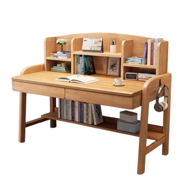 寶德家居 北歐風輕書桌100CM D00388(書桌 桌子 