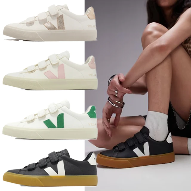 VEJA 休閒鞋 Recife Logo Chromefree Leather 女鞋 魔鬼氈 小白鞋 單一價(RC0503698A)