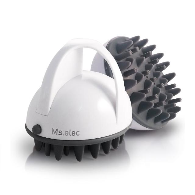 【Ms.elec 米嬉樂】頭皮護理按摩器 SH-002(電池式/頭皮按摩器/震動按摩)