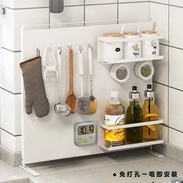 【ONE HOUSE】御室家磁吸萬用置物架-配件-6勾掛勾(1組2入)